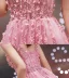 Haut de Gamme Rose Bonbon Robe De Soirée 2020 Princesse V-Cou Sans Manches Appliques En Dentelle Perlage Train De Balayage Volants Dos Nu Robe De Ceremonie