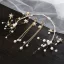 Chic / Beautiful Gold Bridal Jewelry 2020 Metal Pearl Crystal Headpieces Tassel Earrings Wedding Accessories