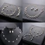 Modest / Simple Ivory Pearl Necklace 2020 Metal Wedding Bridal Jewelry Accessories