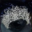 Luxe Argenté Accessoire Cheveux Mariage 2020 Alliage Perlage Faux Diamant Tiare Mariage Accessorize