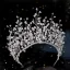 Luxe Argenté Accessoire Cheveux Mariage 2020 Alliage Perlage Faux Diamant Tiare Mariage Accessorize
