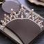 Fine Gull Tiara Øredobber Halskjede 2019 Metall Beading Perle Rhinestone Brudesmykker Bryllup Tilbehør