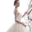 Luxury / Gorgeous Champagne Wedding Dresses 2020 A-Line / Princess Off-The-Shoulder Short Sleeve Backless Glitter Tulle Appliques Lace Sequins Beading Cathedral Train Ruffle