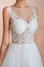 Illusion Ivory / Creme Durchsichtige Brautkleider / Hochzeitskleider 2020 A Linie Eckiger Ausschnitt Ärmellos Applikationen Spitze Pailletten Sweep / Pinsel Zug Rüschen