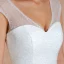 Luxury / Gorgeous Ivory Wedding Dresses 2020 Trumpet / Mermaid V-Neck Sleeveless Backless Beading Chapel Train Ruffle