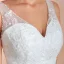 Chic / Belle Ivoire Jardin / Extérieur Robe De Mariée 2020 Princesse V-Cou Sans Manches Dos Nu Appliques En Dentelle Perlage Train De Balayage Volants
