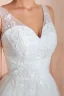 Chic / Belle Ivoire Jardin / Extérieur Robe De Mariée 2020 Princesse V-Cou Sans Manches Dos Nu Appliques En Dentelle Perlage Train De Balayage Volants