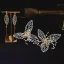 Chic / Beautiful Gold Leaf Bridal Jewelry 2020 Metal Beading Headpieces Tassel Earrings Wedding Accessories