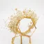 Stunning Gold Bridal Hair Accessories 2020 Alloy Beading Tiara Earrings Wedding Accessories