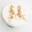 Stunning Gold Bridal Hair Accessories 2020 Alloy Beading Tiara Earrings Wedding Accessories