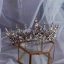 Vintage Barock Brun Brud Huvudbonad 2020 Metall Rhinestone Tiara Bröllop Tillbehör
