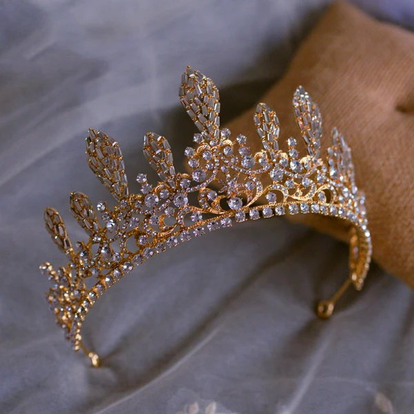 Snygga / Fina Brud Huvudbonad 2020 Metall Rhinestone Tiara Bröllop Tillbehör