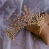 Chic / Beautiful Gold Bridal Hair Accessories 2020 Alloy Metal Rhinestone Tiara Wedding Accessories