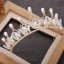 Chic / Beautiful Gold Bridal Jewelry 2020 Metal Beading Rhinestone Pearl Tiara Tassel Earrings Wedding Accessories