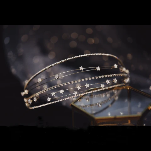 Elegant Silver Headpieces Bridal Hair Accessories 2020 Metal Zircon Wedding Accessories