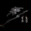 Modest / Simple Gold Bridal Jewelry 2020 Alloy Pearl Beading Headpieces Necklace Tassel Earrings Wedding Accessories