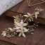 Chic / Beautiful Gold Bridal Hair Accessories 2020 Metal Leaf Rhinestone Beading Headpieces Wedding Accessories