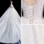 High-end Champagne Wedding Dresses 2020 Ball Gown Deep V-Neck Sleeveless Backless Appliques Lace Sequins Beading Watteau Train Ruffle