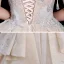 Atemberaubend Champagner Brautkleider / Hochzeitskleider 2020 Ballkleid Spaghettiträger Ärmellos Rückenfreies Glanz Tülle Applikationen Spitze Perlenstickerei Königliche Schleppe Rüschen
