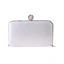 Fashion Silver Patent Leather Rhinestone Tassel Clutch Bags 2020 Metal Pearl Evening Party Accessories