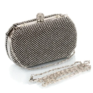 Mode Zilveren Rhinestone Handtassen 2020 Metaal Avond Accessoires