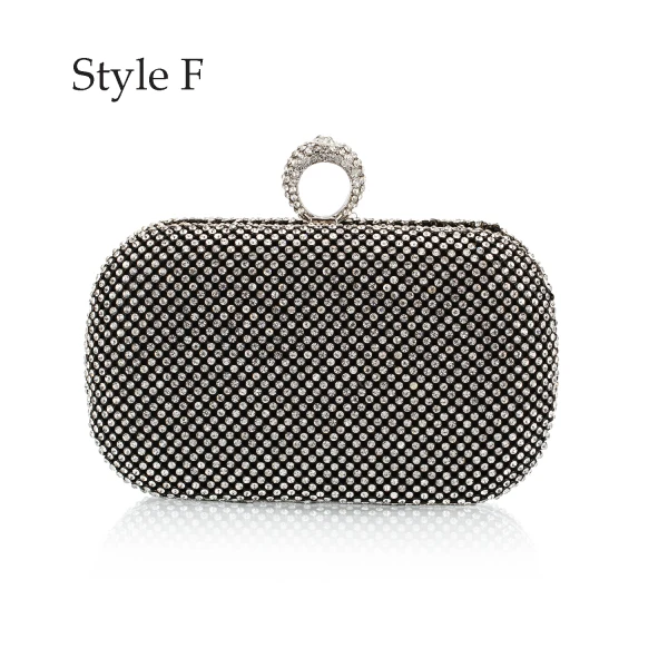 Mode Argenté Faux Diamant Pochette 2020 Métal Soirée Accessorize
