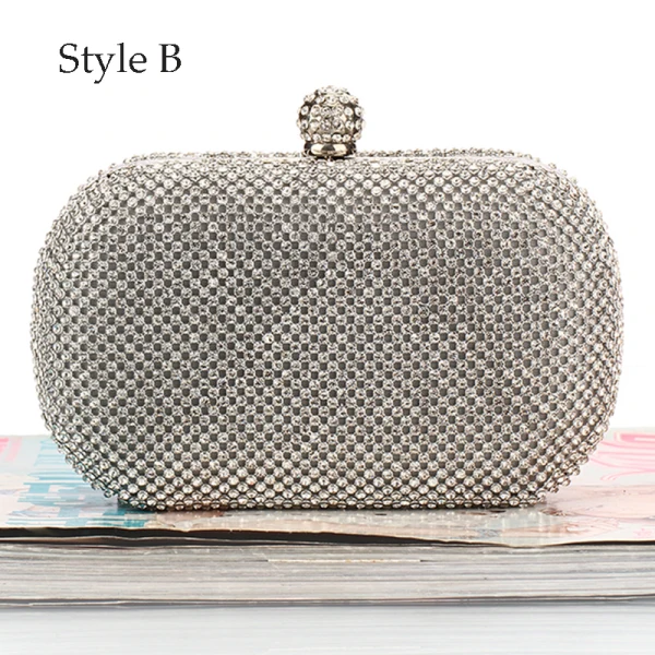Mode Argenté Faux Diamant Pochette 2020 Métal Soirée Accessorize