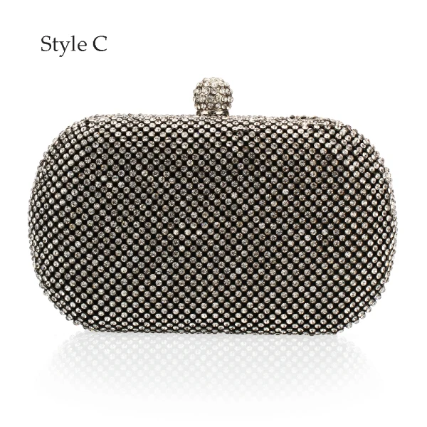 Mode Argenté Faux Diamant Pochette 2020 Métal Soirée Accessorize