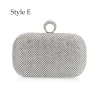 2 Piezas Triángulo De Las Mujeres Clutch Bling Glitter Bolsa De Noche