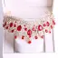 Chic / Beautiful Red Rhinestone Bridal Hair Accessories 2020 Gold Metal Tiara Wedding Accessories