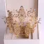 Charming Gold Bridal Hair Accessories 2020 Alloy Rhinestone Beading Tiara Earrings Wedding Accessories