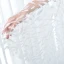 Eleganta Champagne Genomskinliga Stranden Bröllopsklänningar 2020 Prinsessa Djup v-hals Bell ärmar Glittriga / Glitter Tyll Svep Tåg Ruffle