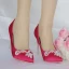 Chic / Beautiful White Wedding Shoes 2018 Rhinestone 10 cm Stiletto Heels Pointed Toe Wedding Pumps
