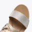 Bohemia Chic / Beautiful Gold Street Wear Womens Sandals 2021 5 cm Wedges Open / Peep Toe Sandals