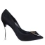 Chic / Belle Noire Bureau Escarpins 2019 Daim 10 cm Talons Aiguilles À Bout Pointu Escarpins