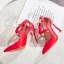 Chic / Beautiful Red Evening Party Womens Shoes 2019 Ankle Strap 10 cm Stiletto Heels Pointed Toe High Heels