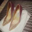 Charmant Dégradé De Couleur Argenté Chaussure De Mariée 2019 Paillettes 10 cm Talons Aiguilles À Bout Pointu Mariage Escarpins