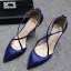 Schöne Champagner Freizeit Hochhackige 2019 X-Riemen 8 cm Stilettos Spitzschuh Damenschuhe