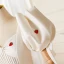 Vintage / Retro Ivory Satin Strawberry Prom Dresses 2022 A-Line / Princess Square Neckline Puffy Short Sleeve Backless Floor-Length / Long Formal Dresses