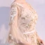 Chic / Beautiful Bridesmaid Dresses 2018 A-Line / Princess Appliques Beading Sash V-Neck Backless 1/2 Sleeves Floor-Length / Long Wedding Party Dresses