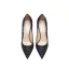 Charmant Noire Soirée Paillettes Escarpins 2021 Cuir 10 cm Talons Aiguilles À Bout Pointu Escarpins Talons Hauts