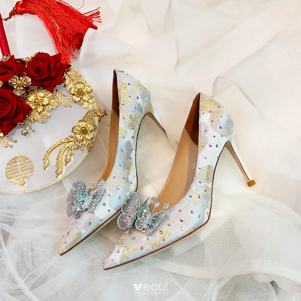Diamond Wedding Shoes / NitraaB Closet