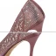 Charmant Doré Soirée Escarpins 2019 Faux Diamant 9 cm Talons Aiguilles À Bout Pointu Escarpins