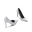 Charming Silver Evening Party Pumps 2020 Sequins 10 cm Stiletto Heels Pointed Toe Pumps