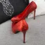 Glitter Candy Roze Avond Pumps 2019 Pailletten 12 cm Naaldhakken / Stiletto Spitse Neus Pumps