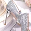 Sparkly Rose Gold Sequins Wedding Shoes 2020 10 cm Stiletto Heels Pointed Toe Wedding Pumps