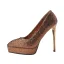 Affordable Silver Evening Party Pumps 2020 Sequins 12 cm Stiletto Heels Pointed Toe Pumps