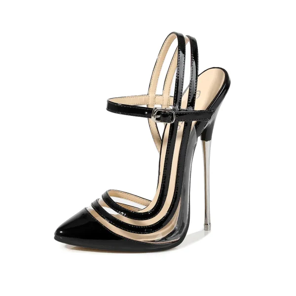 Sexy Candy Pink Rave Club Womens Sandals 2020 15 cm Stiletto Heels Pointed Toe Heels