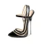 Sexy Candy Pink Rave Club Womens Sandals 2020 15 cm Stiletto Heels Pointed Toe Heels