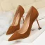 Chic / Belle Noire Désinvolte Daim Escarpins 2020 9 cm Talons Aiguilles À Bout Pointu Escarpins